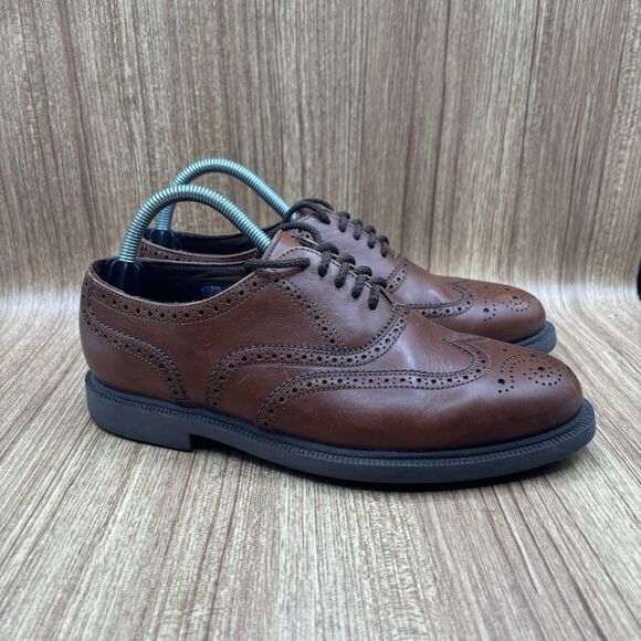 Florsheim Men’s Brown  Leather Wingtip Oxford‎ Comfort Shoes Size 8 D main image 7